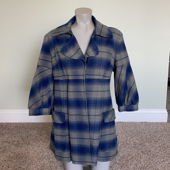Calvin Klein ladies plaid jacket - Picture 3 of 11